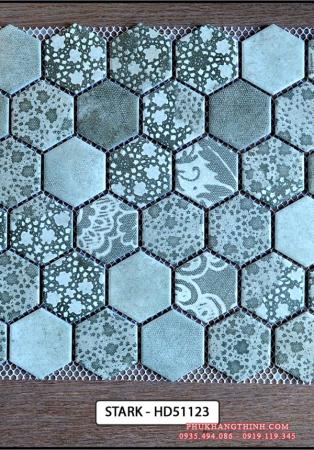 gach mosaic lục giác